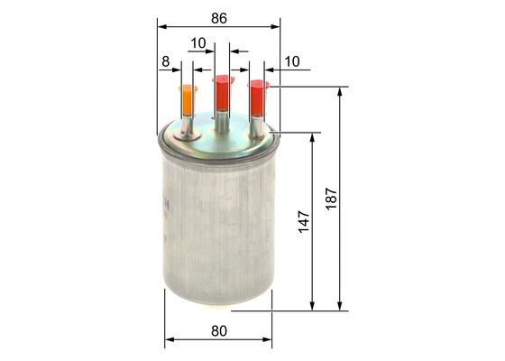 Bosch Brandstoffilter 0 450 906 508