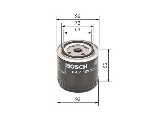 Bosch Oliefilter 0 451 103 004