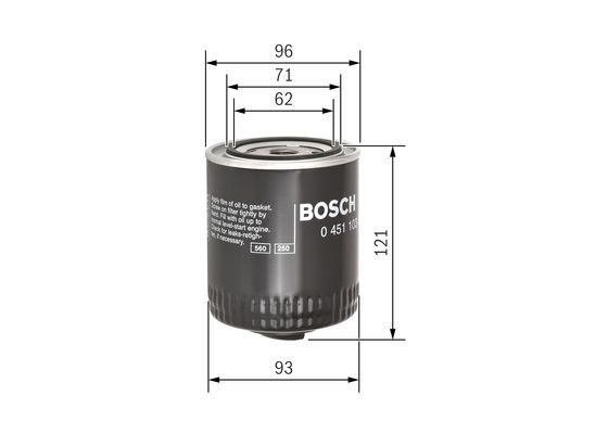 Bosch Oliefilter 0 451 103 028