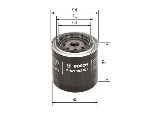 Bosch Oliefilter 0 451 103 029