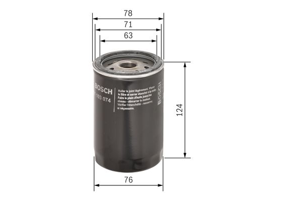 Bosch Oliefilter 0 451 103 074