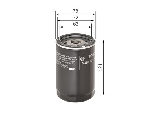 Bosch Oliefilter 0 451 103 101