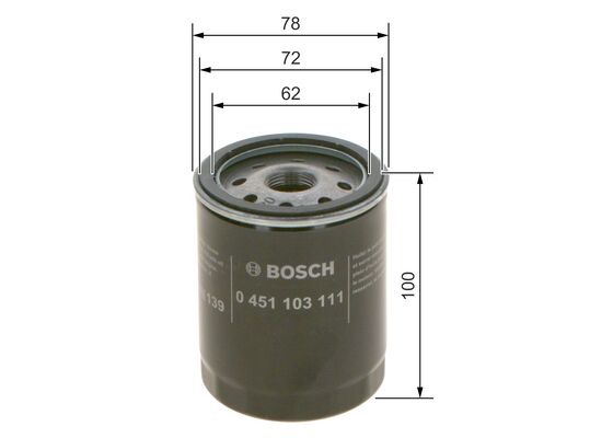 Bosch Oliefilter 0 451 103 111