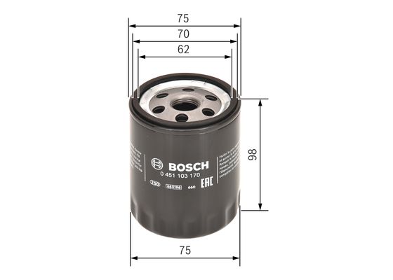 Bosch Oliefilter 0 451 103 170