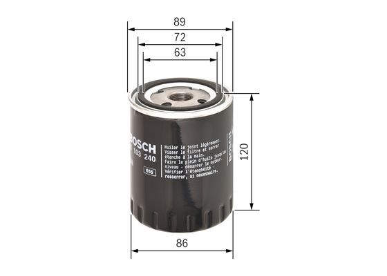 Bosch Oliefilter 0 451 103 240