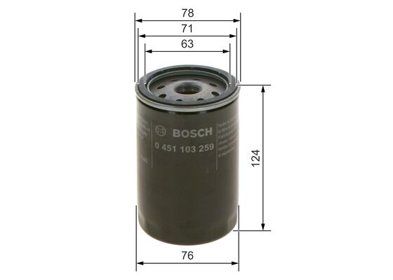 Bosch Oliefilter 0 451 103 259