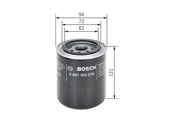 Bosch Oliefilter 0 451 103 278