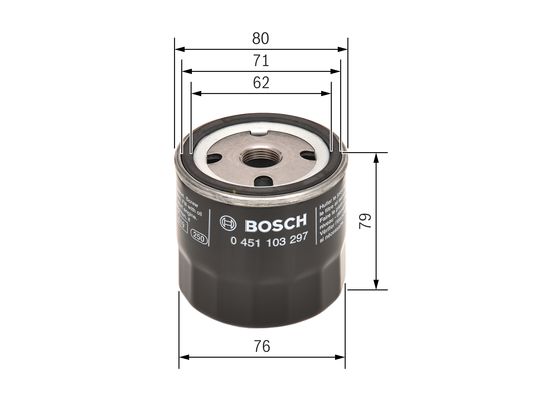 Bosch Oliefilter 0 451 103 297