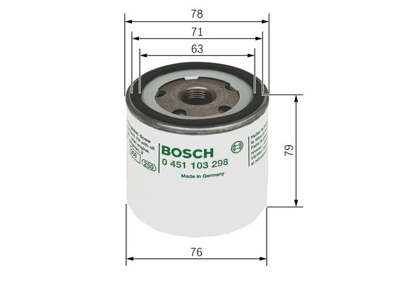 Bosch Oliefilter 0 451 103 298