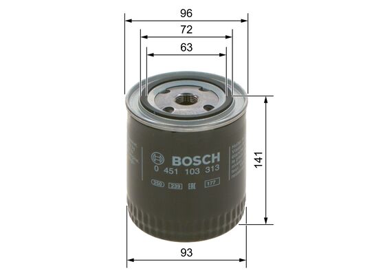 Bosch Oliefilter 0 451 103 313