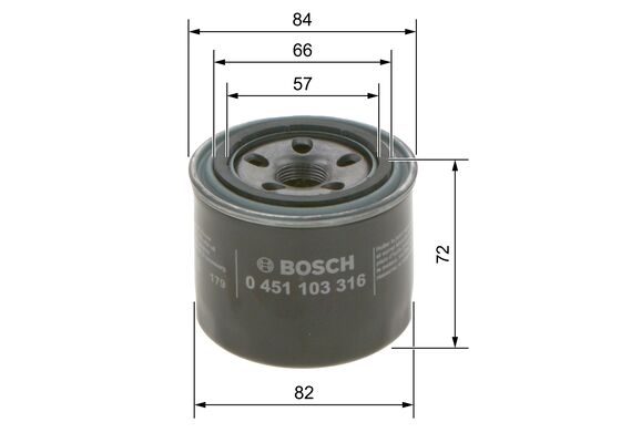 Bosch Oliefilter 0 451 103 316