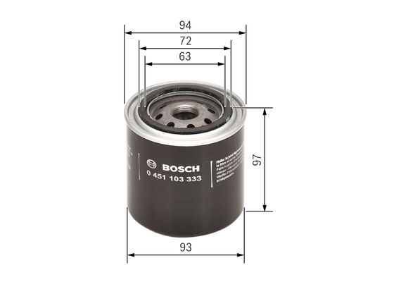 Bosch Oliefilter 0 451 103 333