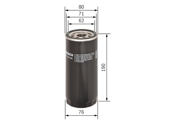 Bosch Oliefilter 0 451 103 348