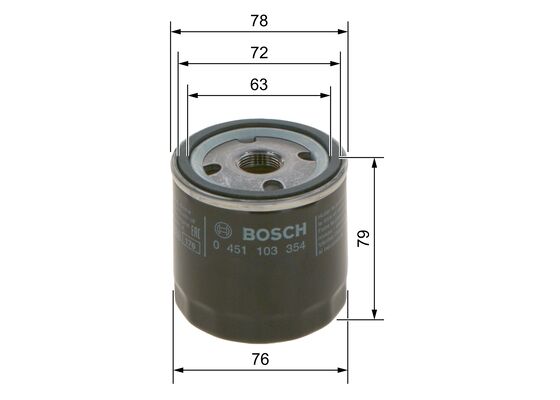 Bosch Oliefilter 0 451 103 354