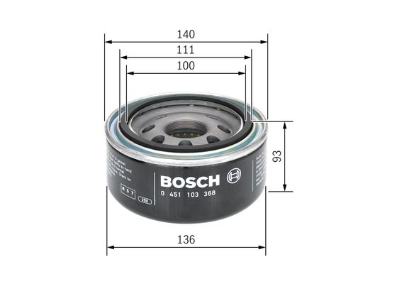 Bosch Oliefilter 0 451 103 368