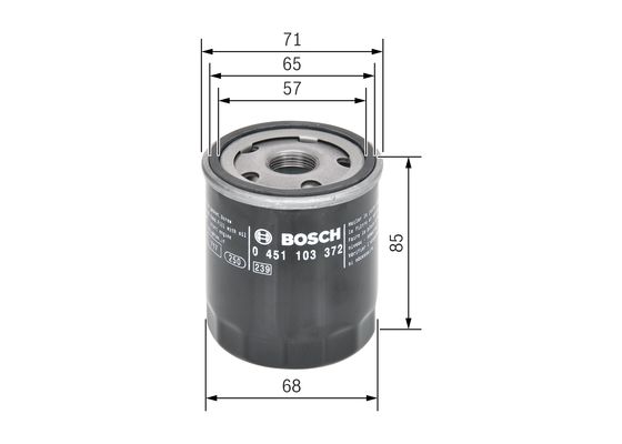 Bosch Oliefilter 0 451 103 372