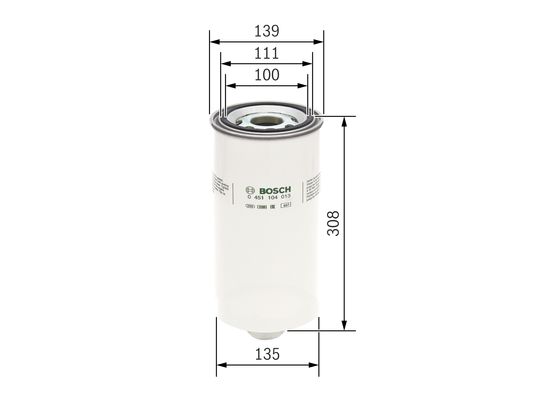 Bosch Oliefilter 0 451 104 013