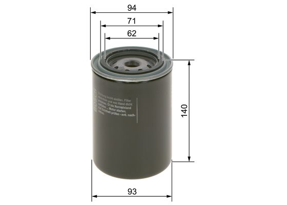 Bosch Oliefilter 0 451 104 065