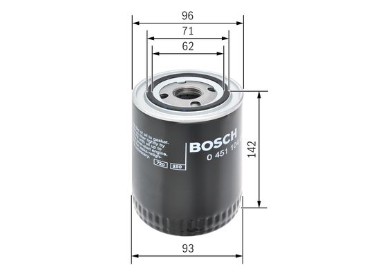 Bosch Oliefilter 0 451 104 066