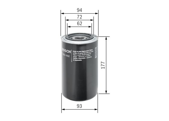 Bosch Oliefilter 0 451 203 002