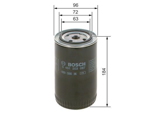 Bosch Oliefilter 0 451 203 087