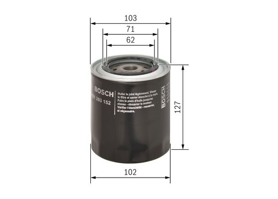 Bosch Oliefilter 0 451 203 152