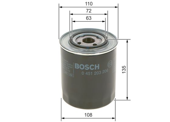 Bosch Oliefilter 0 451 203 206