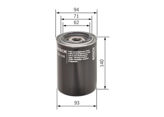 Bosch Oliefilter 0 451 203 235