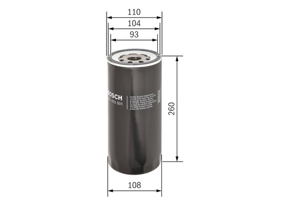 Bosch Oliefilter 0 451 403 001