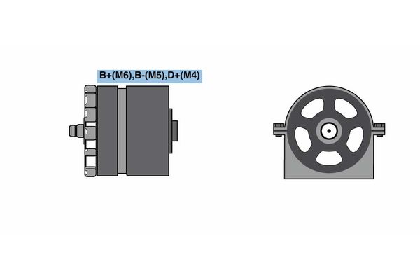 Alternator/Dynamo Bosch 0 986 080 050