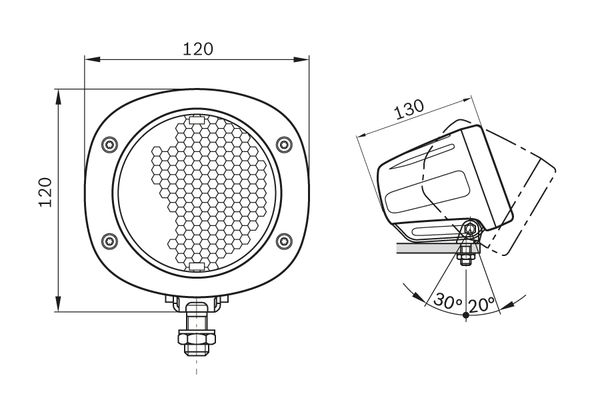 Bosch Werklamp 0 986 310 678