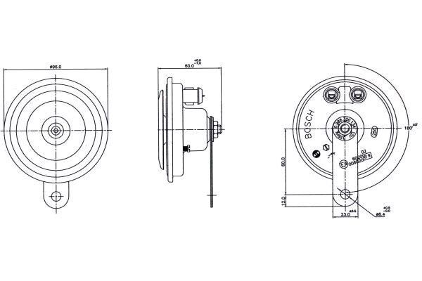 Bosch Claxon 0 986 320 134