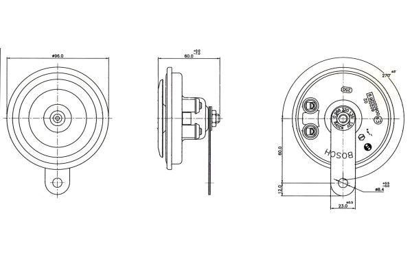 Bosch Claxon 0 986 320 135