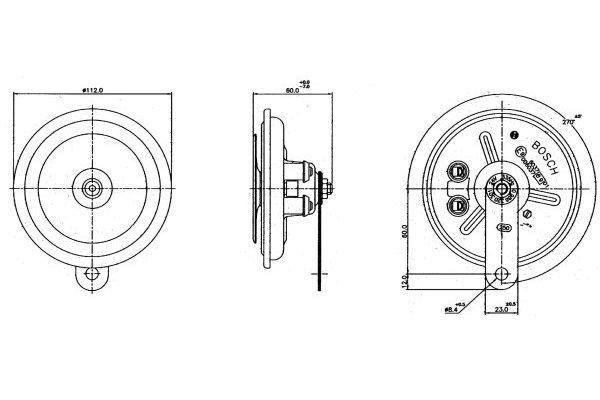 Bosch Claxon 0 986 320 301