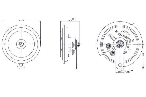 Bosch Claxon 0 986 320 304
