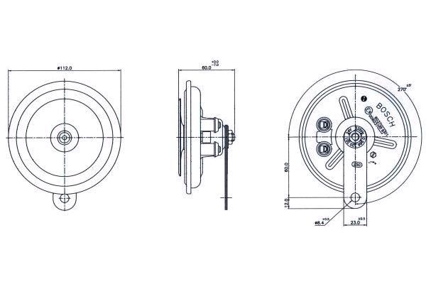 Bosch Claxon 0 986 320 351