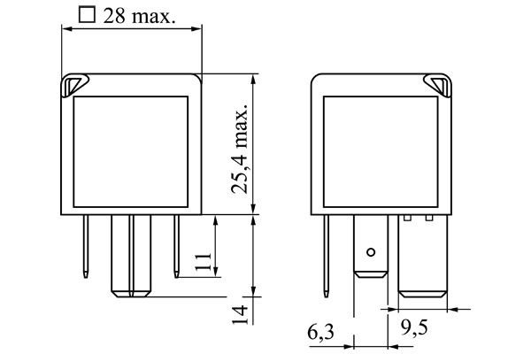 Bosch Relais 0 986 332 001