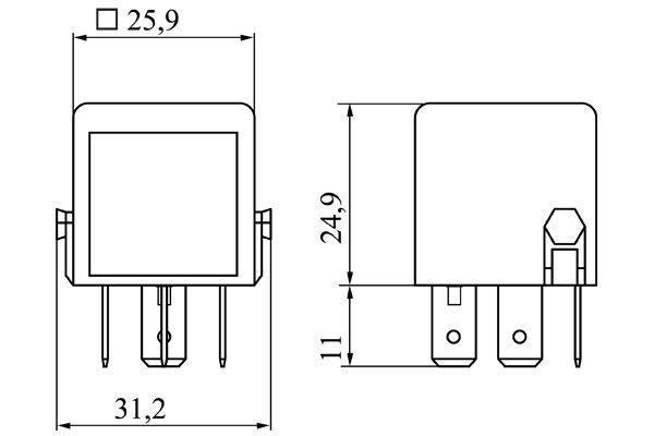 Bosch Relais 0 986 332 040