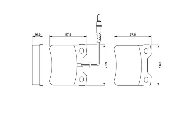 Bosch Remblokset 0 986 494 000