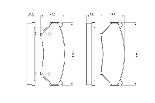 Bosch Remblokset 0 986 424 251