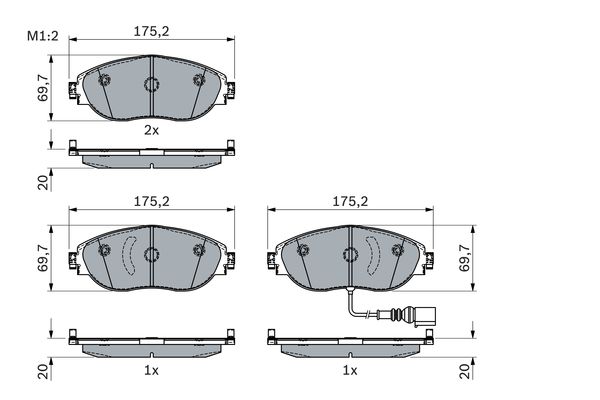 Bosch Remblokset 0 986 424 285