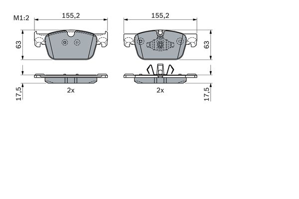 Bosch Remblokset 0 986 424 333