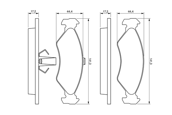 Bosch Remblokset 0 986 424 416