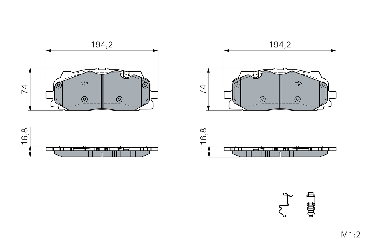 Bosch Remblokset 0 986 424 429
