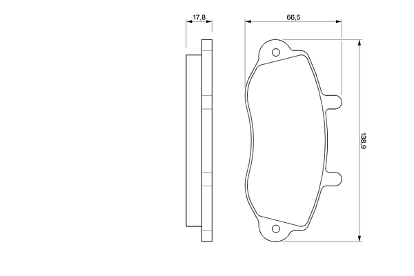 Remblokset Bosch 0 986 424 480