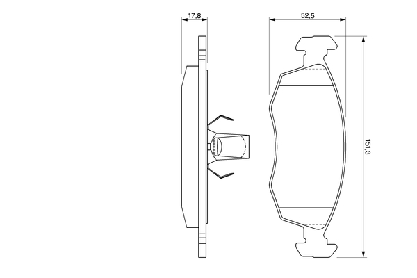 Bosch Remblokset 0 986 424 554