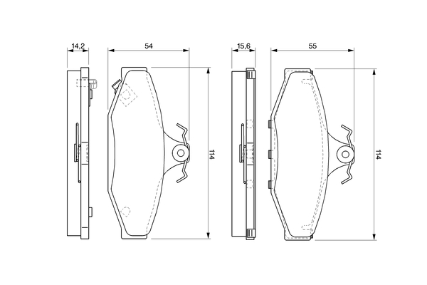 Bosch Remblokset 0 986 424 561