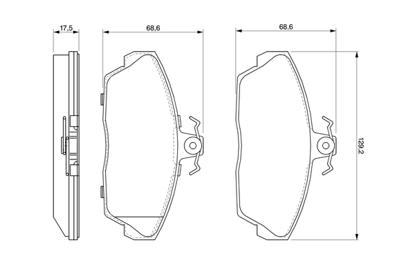 Bosch Remblokset 0 986 424 566