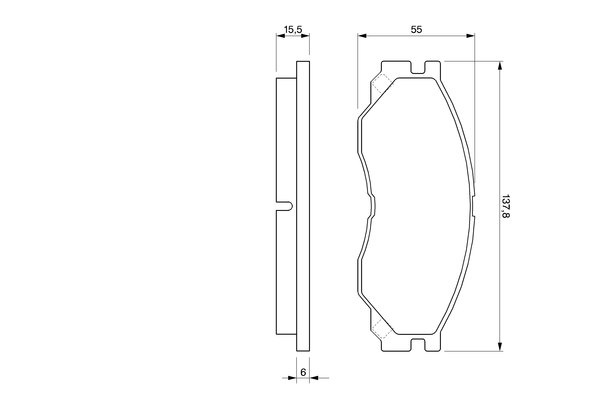 Bosch Remblokset 0 986 424 572