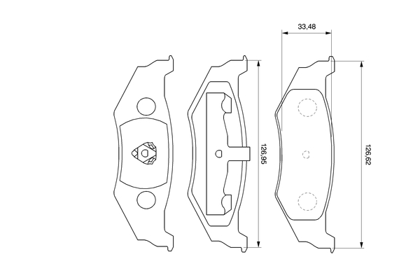 Bosch Remblokset 0 986 424 585